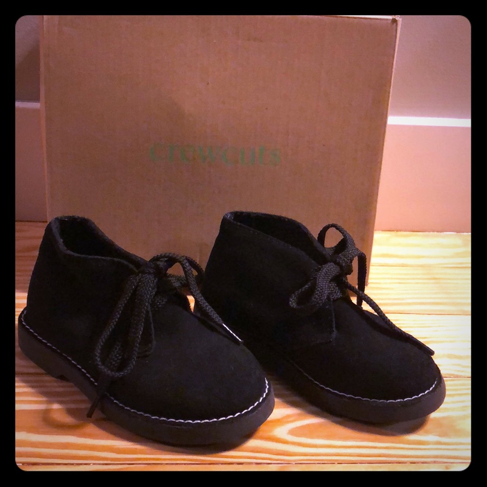 Toddler boys black dress shoes